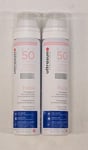 2 x Ultrasun Face Sun Protection 50spf UV Face and Scalp Mist 75ml