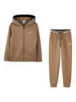 HUGO BOSS Kids' Hooded Cardigan & Joggers Set, Cookie