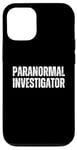 Coque pour iPhone 12/12 Pro Enquêteur paranormal chasse fantôme Halloween