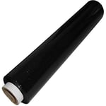 REQUISITE NEEDS Heavy Duty Shrink Wrap Roll Cling Film Packaging - 400MM X 250M (BLACK)