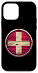 Coque pour iPhone 12 mini Drapeau vintage de la Suisse vieilli Proud Swiss Patriot