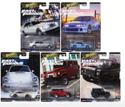 Hot wheels Premium Fast & Furious Full Set Of 5 Cars - Newly Released