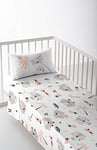 COOL KIDS Drap de Dessus pour lit bébé Wild and Free B 120 x 180 cm (lit de 80)