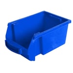 Viso Bac à bec en plastique - 1 L porte étiquette polypropylène bleu 10 x H 7 P 16 cm