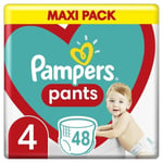 PAMPERS Housut Jumbo Pack koko 4 9 (15+ kg), 48 kpl.