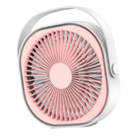 (Pink) Small Desk Fan 6 Inch Quiet Cooling Mini Fan Small Table Fan