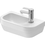 Duravit D-Code tvättställ, 400 x 220 mm, med kranhål på höger sida