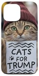 Coque pour iPhone 13 Pro Max Cats For Trump