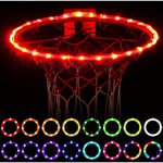 Trimec - Lumières de panier de basket-ball, lumière led de jante de basket-ball télécommandée, 16 changements de couleur par vous-même, étanche,