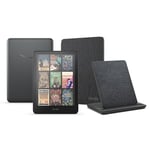 Kindle Colorsoft Signature Edition (32 GB) sans publicité, une couverture en tissu Amazon et une station de chargement sans fil Made for Amazon