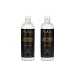 2x SHEA MOISTURE African Black Soap Soothing Body Lotion 13 oz