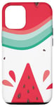 Coque pour iPhone 13 Pro Modèle sans couture de fruits de pastèque, été, melon d'eau