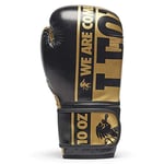 LEONE 1947 GN322 Gants de Boxe Mixte, Noir, 16 oz