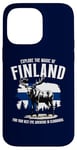 iPhone 14 Pro Max Finland's Beauty Adventure Nature Outfit Moose Scandinavian Case