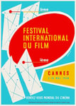 FESTIVAL FILM CANNES 1958 Rkrn-POSTER HQ 45x60cm d'une AFFICHE CINéMA