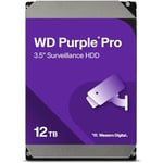 WD Purple Pro 12 To Disque dur Interne 3.5" dédié Vidéosurveillance AllFrame Technology, 550TB/yr, 256MB Cache, 7200 RPM, Garantie 5 ans