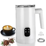 Milk Frother Electric 4-in-1 Milk Frothers 360ml Large Capacity Hot & Cold Milk Foamer Hot Chocolate Machine for Coffee Cappuccino velvetiser hot Chocolate Maker Max Temperature 70