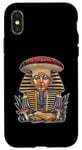 Coque pour iPhone X/XS Pharaon King Tut Chapeau de champignon égyptien