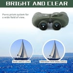 (Army Green)Kuuleyn Binoculars 10x50 Waterproof Binoculars Marine Accessory