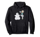 Peanuts Xmas Snoopy Woodstock Linus Snowman Vintage 80s 90s Pullover Hoodie