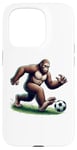 iPhone 15 Pro Bigfoot Playing Soccer Ball Funny Soccer Lover Player Sport Case