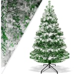 Kesser - Sapin de Noël artificiel Sapin noble pe moulé par injection 180cm (neige)