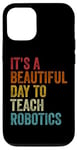 iPhone 12/12 Pro Vintage Robotics Instructor Inspiring Young Innovators Retro Case