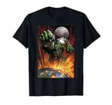 Marvel Hulk Planet Smash Space Fist Graphic T-Shirt