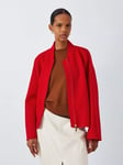 Marella Medusa Wool Bomber Jacket, Red