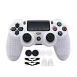 Valkoinen liukastumista estävä pehmeä silikonikotelo PS4 Slim Pro -ohjaimelle Skin Gamepad Joystick -suojuskotelot tarvikkeet