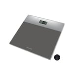 Salter Digital Bathroom Scale Body Weight Display Glass Platform Silver/Grey