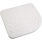 Idralite - Tapis douche antidérapant en résine 56X56 blanc salle de bain mod. Oasi