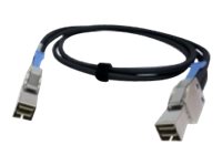 Qnap Cab-Sas10m-8644 - Sas Ekstern Kabel - Sas 12Gbit/S - 36 Pin 4X Mini Sas Hd (Sff-8644) (Hann) Til 36 Pin 4X Mini Sas Hd (Sff-8644) (Hann) - 1 M - Svart - For Qnap Qxp-1620S-B3616w