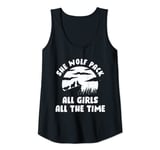 Womens Wolf Wildlife - She Wolf Pack Tank Top