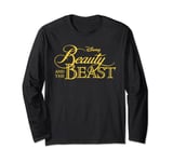 Disney Beauty and The Beast Movie Logo Manche Longue