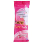 6 x Bic Twin Lady 5 Disposable Razors