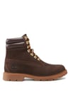 Timberland Men's 6 Inch WR Basic Fashion Boots, Dark Brown Nubuck, 12.5 UK