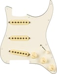 Pre-Wired Strat Pickguard Eric Johnson Parchment 11 Hole PG