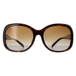 Prada Sunglasses PR04ZSF 2AU6E1 Tortoise Brown Gradient Polarized