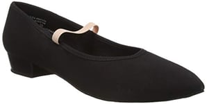 Capezio Chaussures Academy avec Talon de 2,5 cm Personnage Femme, Noir, 4 UK