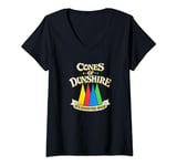 Womens Parks & Recreation Cones of Dunshire V-Neck T-Shirt