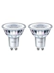 Philips LED-glödlampa SceneSwitch Spot 4.8W/822-827 (50W) 36° 2-pack GU10