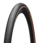 Pneu gravel 700x40 ts hutchinson overide tubeless ready noir/marron tan (40-622)