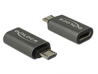 DELOCK – Adapter USB 2.0 Micro-B male to USB Type-C™ 2.0 female (65927)