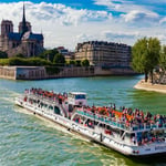 Coffret Cadeau SMARTBOX - Découverte de Paris en famille : déjeuner croisière sur la Seine pour 2 adultes et 1 enfant- Gastronomie