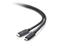 C2g 6Ft (1.8M) Usb-C Male To Usb-C Male Cable (20V 5A) - Usb 3.2 Gen 1 (5Gbps) - Usb-Kabel - 24 Pin Usb-C (Hane) Till 24 Pin Usb-C (Hane) - Usb 3.2 Gen 1 - 20 V - 5 A - 1.8 M - Svart