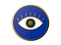 Popsockets Enamel Evil Eye, Grepp, Svart, Blå, Guld, Vit, Metall, Universal, 1 Styck, 38,8 Mm