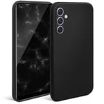 Moozy Minimalist Series Coque en Silicone pour Samsung A54 5G, Noir - Finition Mate, Housse de Protection légère en TPU Souple et Mince avec Surface mate - Neuf