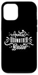 Coque pour iPhone 12/12 Pro Tante Marraine Bestie Tante Groovy Era BFF Bestfriend Gift