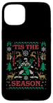 iPhone 15 Plus 'Tis the Season Deer Hunter Ugly Christmas Sweater Party Case